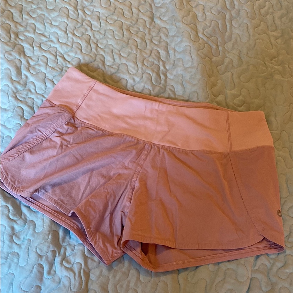 Lululemon Athletica Purple Athletic Shorts Lightweight Moisture-Wicking